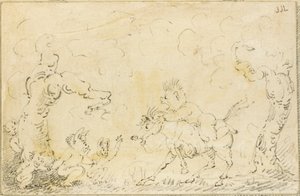 Comic Scene II av George Cruikshank