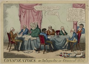 Conspirators, publisert 1. juli av George Cruikshank