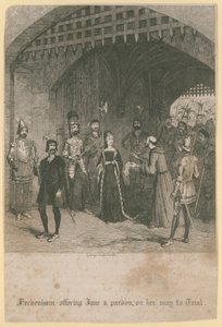Heckenham tilbyr Jane en benådning av George Cruikshank