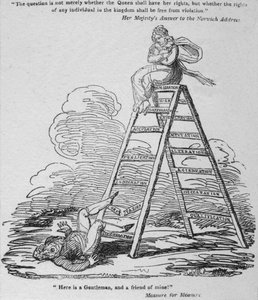 Her er en Gentlemen, og en venn av meg!, c1820. av George Cruikshank