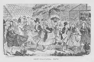 Horticultural Fate, dvs. regn på en fest av George Cruikshank