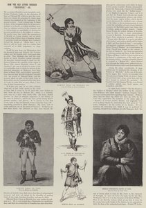 Hvordan de gamle skuespillerne kledde Shakespeare av George Cruikshank