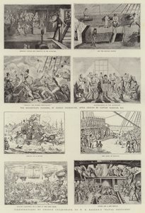 Humoristisk kunst på Royal Naval Exhibition