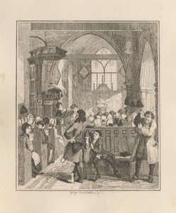 Jack Sheppard begår ranet i Willesden Church