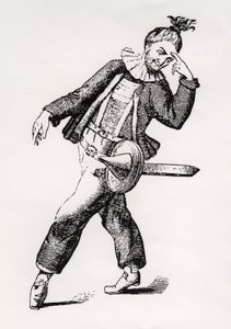 Kasper Punch, 1800-tallet. av George Cruikshank
