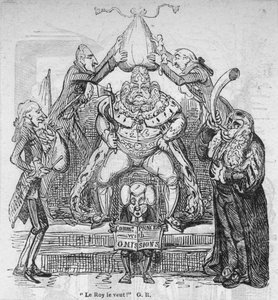 The Roy vil ha det! G.R., c1820. av George Cruikshank