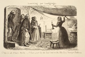 Leter du etter losji, pub. 1851 av George Cruikshank