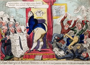 «Lojale adresser og radikale begjæringer» av George Cruikshank