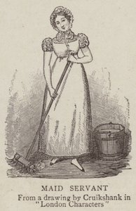 Tjenestepike av George Cruikshank