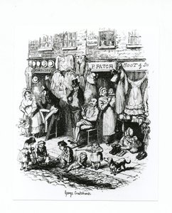 Monmouth Street, ca. 1836 av George Cruikshank