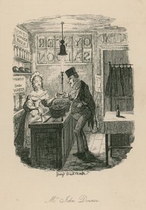 Mr John Dounce, karakter fra Sketches by Boz (Charles Dickens) av George Cruikshank