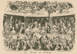 Grop, bokser og galleri av George Cruikshank