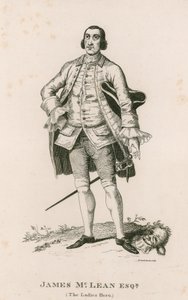 Portrett av James McLean (The Ladies Hero) av George Cruikshank