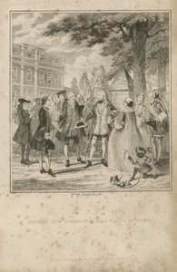 Randulph Crew introduserte for Beau Villiers på kjøpesenteret av George Cruikshank