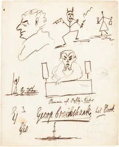 Satiriske skisser av George Cruikshank