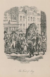 Scene av livet i London: Den første mai av George Cruikshank