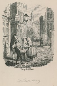 Scene i London-livet: Gatene - morgen av George Cruikshank