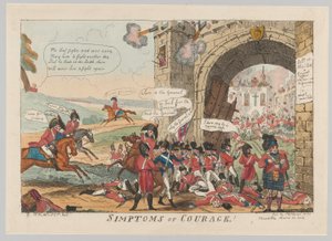 «Simptoms of Courage!» av George Cruikshank