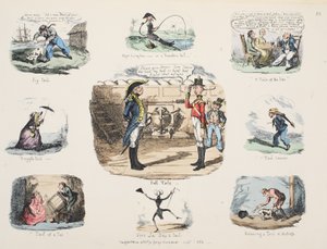 Tell Tale, pub. 1832 (håndfarget gravering av George Cruikshank