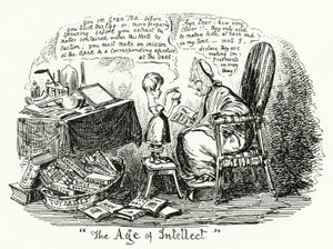The Age of Intellect (gravering) av George Cruikshank