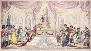 Kroningen av keiserinnen av Nairs av George Cruikshank