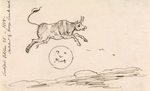 Kua hopper over månen