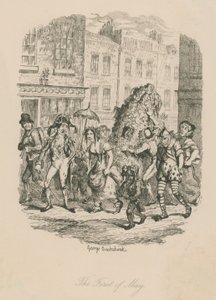 Første mai av George Cruikshank