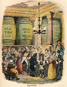 Gin-palasset, ca 1900 av George Cruikshank