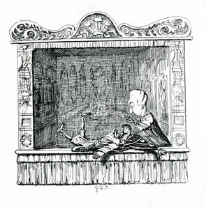 Legen med Mr Punch av George Cruikshank