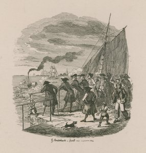 Promenaden, Greenwich Hospital av George Cruikshank