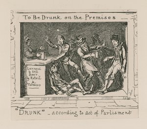 Å bli full på stedet av George Cruikshank