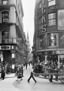 Cheapside, City of London, ca 1920-tallet