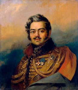 Denis Davydov, russisk soldat og poet, c1828.