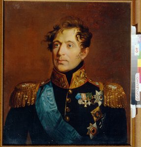 Portrett av general grev Mikhail Miloradovich (Miloradovich) (1771-1825). Maleri av George Dawe (1781-1829), olje på lerret. Engelsk kunst