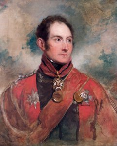 Portrett av generalløytnant Sir Edward Barnes, britisk soldat, 1818 av George Dawe