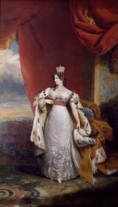 Portrett av tsarina Alexandra Feodorovna fra Russland av George Dawe