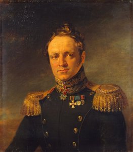 Portrett av Yevgeny Alexandrovich Golovin 1782-1858, før 1825 av George Dawe