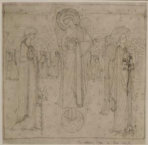 The Wonders Shape of Love Retreating, ca. 1898-1901 (blyant)