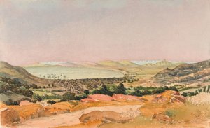 Cape Town, ca. 1862 (akvarell) av George E.L.S. Sanford