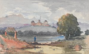 Observatorium, Cape Town. The Residence of Sir J Maclear, ca. 1859-62 (akvarell) av George E.L.S. Sanford
