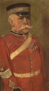Portrett av Jas George, R.N. & 3., c. 1920 (olje på panel)