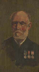 Portrett av P. Larkin av George Edmund Butler