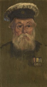 Portrett av W. H. McKegg, R.N., ca. 1920 (olje på panel) av George Edmund Butler
