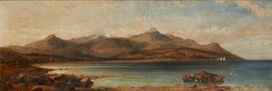 Brodick Bay, Isle of Arran (olje på lerret)
