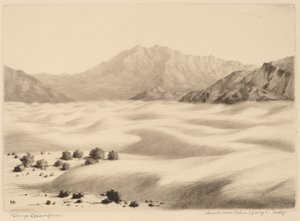 Sanddyner nær Palm Springs, California (nr.2) av George Elbert Burr