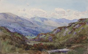Fra oven Pont-y-Pant, 1899. av George Elbert Burr