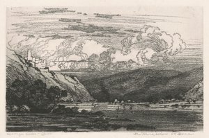 Rhinen, nedenfor St. Goar av George Elbert Burr