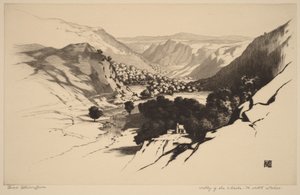 Lledr-dalen, Nord-Wales (nr. 1) av George Elbert Burr
