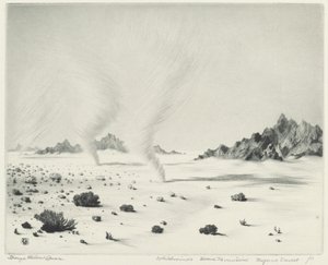 Whirlwinds, Dead Mountains, Mojave-ørkenen, California