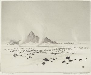Whirlwinds, Mojave Desert, California (nr.3)